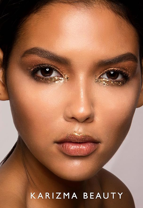 KARIZMA 24K Gold Glitter - 10g Chunky Face, Hair, Eye & Body Glitter for Women. Rave & Festival Accessories, Cosmetic Makeup Set