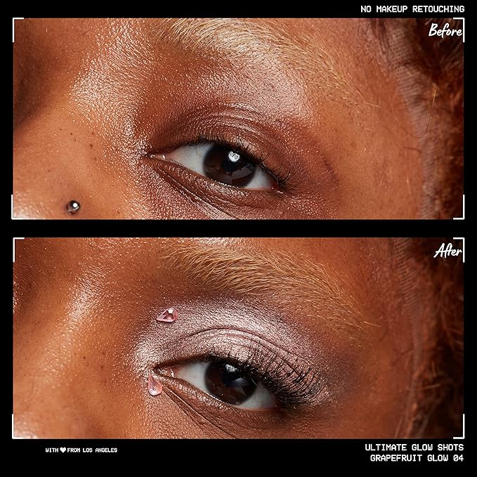 NYX PROFESSIONAL MAKEUP Ultimate Glow Shots, Liquid Eyeshadow, Long-Lasting Shimmer Eye Shadow with Vitamin C - Grapefruit Glow