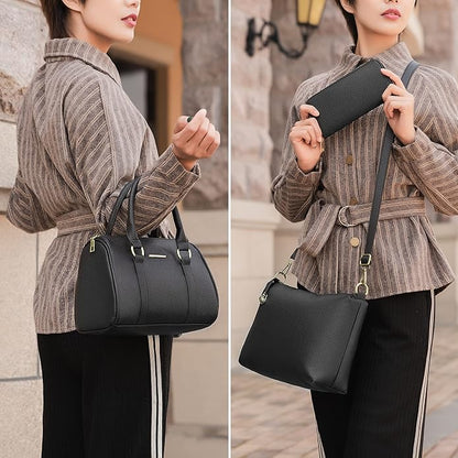 2E-youth Designer Purses and Handbags for Women Satchel Shoulder Bag Tote Top Handle Bag