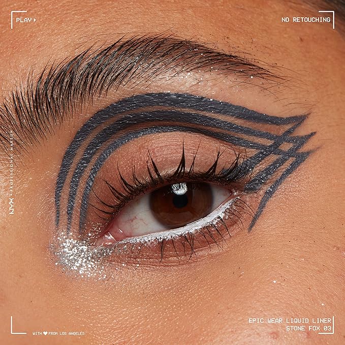 NYX PROFESSIONAL MAKEUP Epic Wear Liquid Liner, Long-Lasting Waterproof Eyeliner - Stone Fox