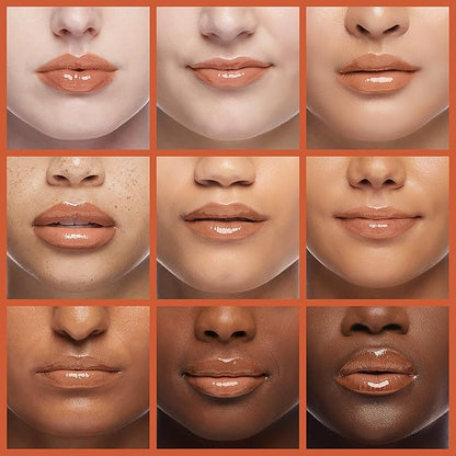 Nicole Miller Lip Gloss Collection Shimmery Glosses for Women and Girls Long Lasting Color Set with Rich Varied Colors, Pink Glossy, 10 Count (Pack of 1)