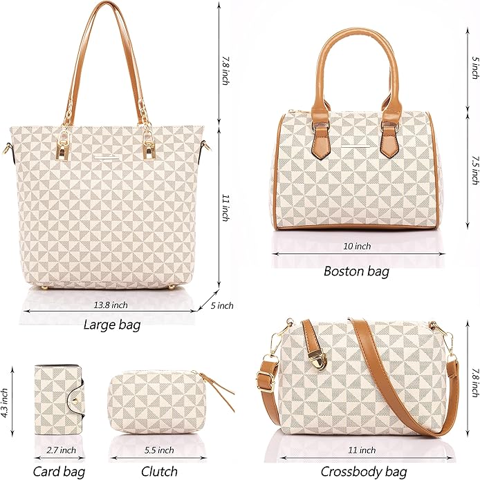 2E-youth Designer Purses and Handbags for Women Satchel Shoulder Bag Tote Top Handle Bag