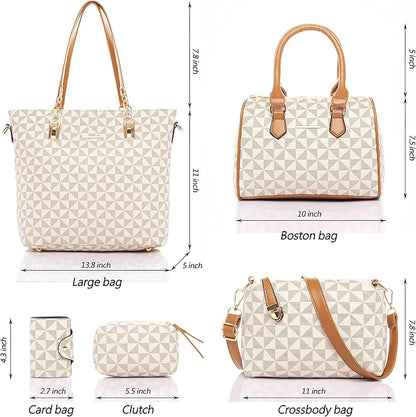 2E-youth Designer Purses and Handbags for Women Satchel Shoulder Bag Tote Top Handle Bag