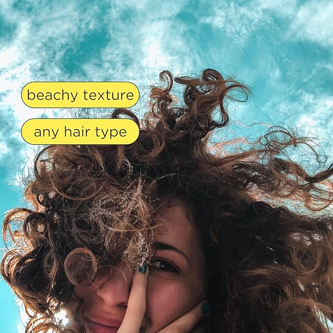 Pacifica Salty Waves Texturizing Shampoo - Beachy Textured, Messy Look, Hair Styles - Moisturizing Hair Care w/ Vitamin B & E - Banana Scent Clean Beauty Vegan & Cruelty-Free Dermatologist Tested