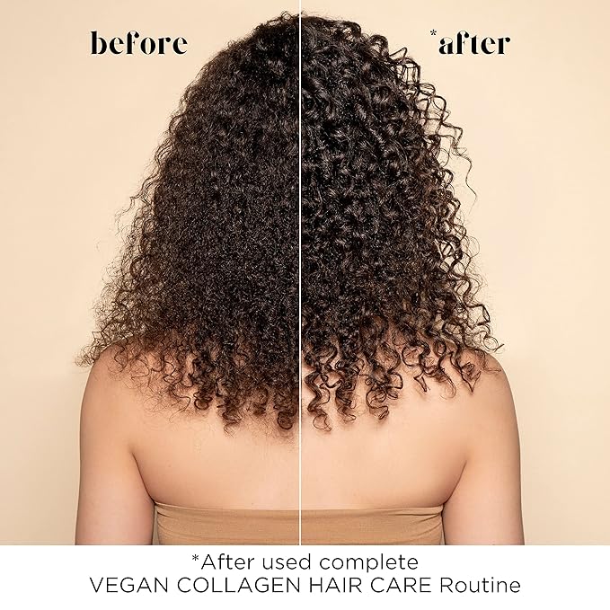Pacifica Vegan Collagen Hydrating Hair Shampoo -w/Avocado Oil, Vitamin B5 - Adds Shine & Restores -for Dry & Damaged Hair - Sulfate Free Natural Clean Beauty Vegan & Cruelty-Free Dermatologist Tested