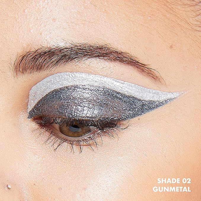 NYX PROFESSIONAL MAKEUP Epic Wear Metallic Liquid Liner, Long-Lasting Waterproof Eyeliner - Gun Metal