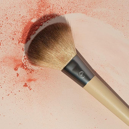 EcoTools Precision Blush Makeup Brush, Cheek Blush Brush, For Loose or Pressed Powder, Also Works With Bronzer, Eco-Friendly Face Makeup Brush, Vegan & Cruelty-Free, Synthetic Bristles, 1 Count