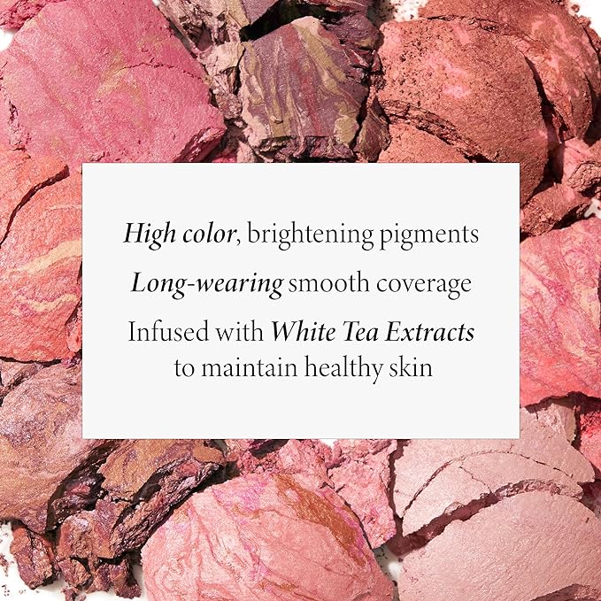 LAURA GELLER NEW YORK Baked Blush-n-Brighten Marbleized Blush for Cheeks - Raspberry Finish - Buildable Color