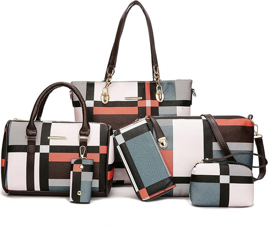 2E-youth Designer Purses and Handbags for Women Satchel Shoulder Bag Tote Top Handle Bag