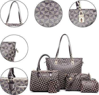 2E-youth Designer Purses and Handbags for Women Satchel Shoulder Bag Tote Top Handle Bag